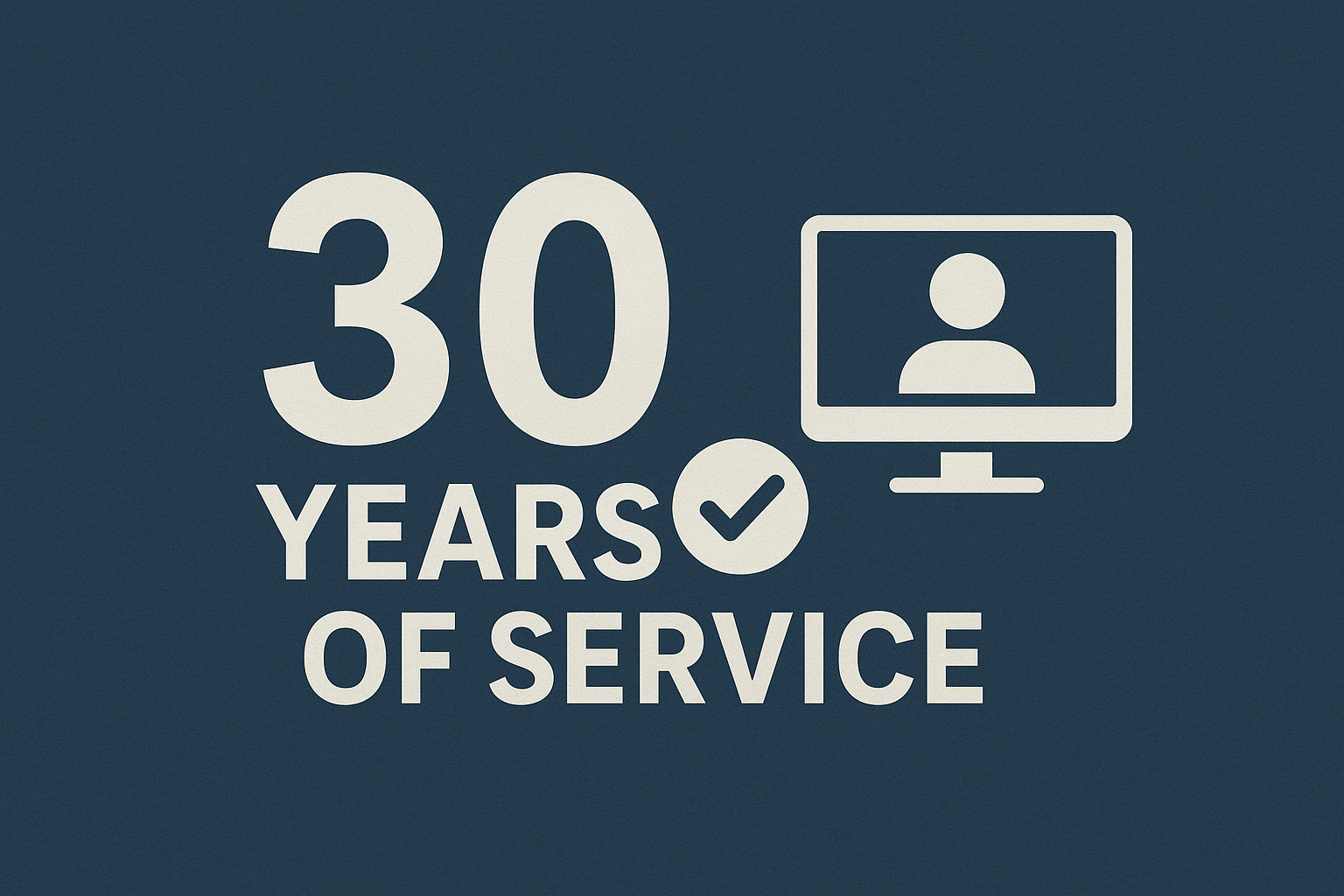 30 years of service